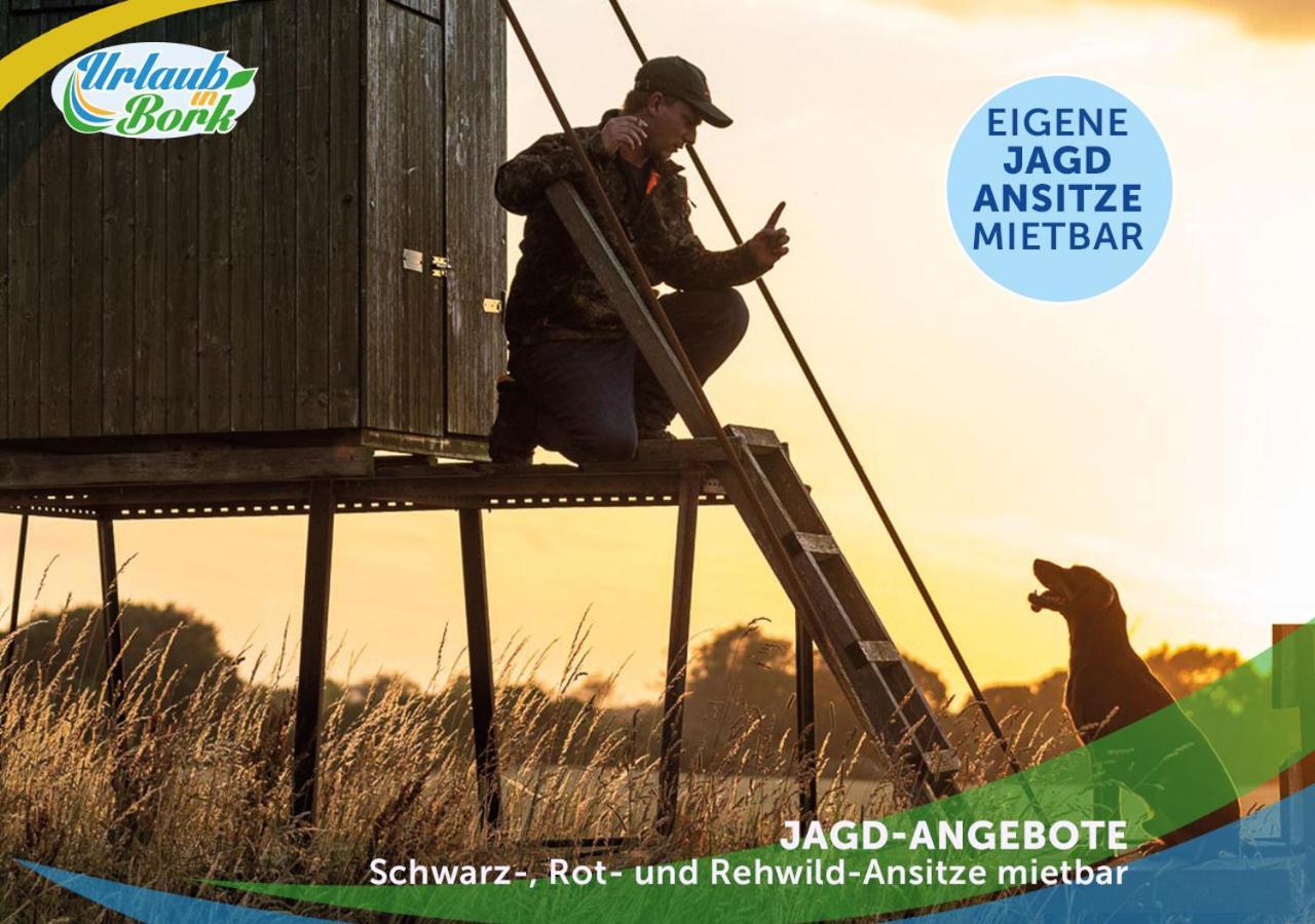 キューリッツ Jagd-Angler-Holzhaus-Im-Wald-Am-Seeヴィラ エクステリア 写真